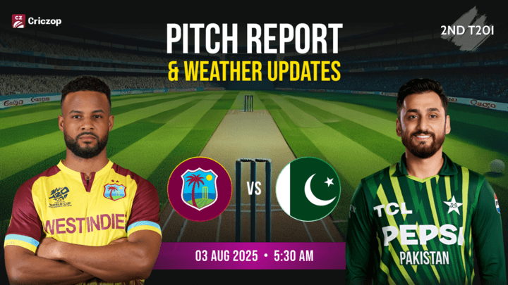 WI vs PAK: 2nd T20I: Pitch Report